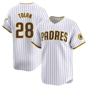 Men's Bobby Tolan San Diego Padres Limited White Home Jersey