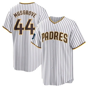Men's Joe Musgrove San Diego Padres Replica White 2024 World Tour Seoul Series Home Jersey