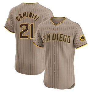 Men's Ken Caminiti San Diego Padres Elite Brown Alternate Jersey