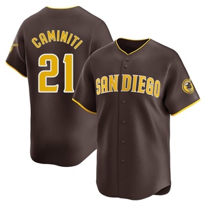 Men's Ken Caminiti San Diego Padres Limited Brown Away Jersey