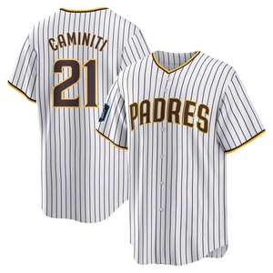 Men's Ken Caminiti San Diego Padres Replica White 2024 World Tour Seoul Series Home Jersey