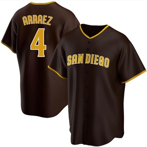 Men's Luis Arraez San Diego Padres Replica Brown Road Jersey