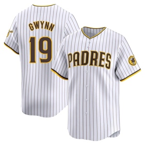 Men's Tony Gwynn San Diego Padres Limited White Home Jersey